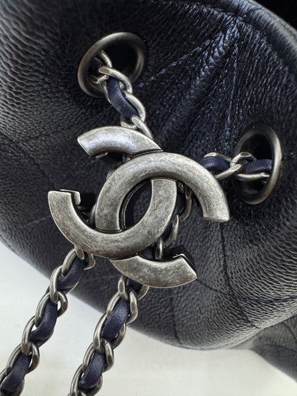 CHANEL Mini 25Bag 珠光深藍