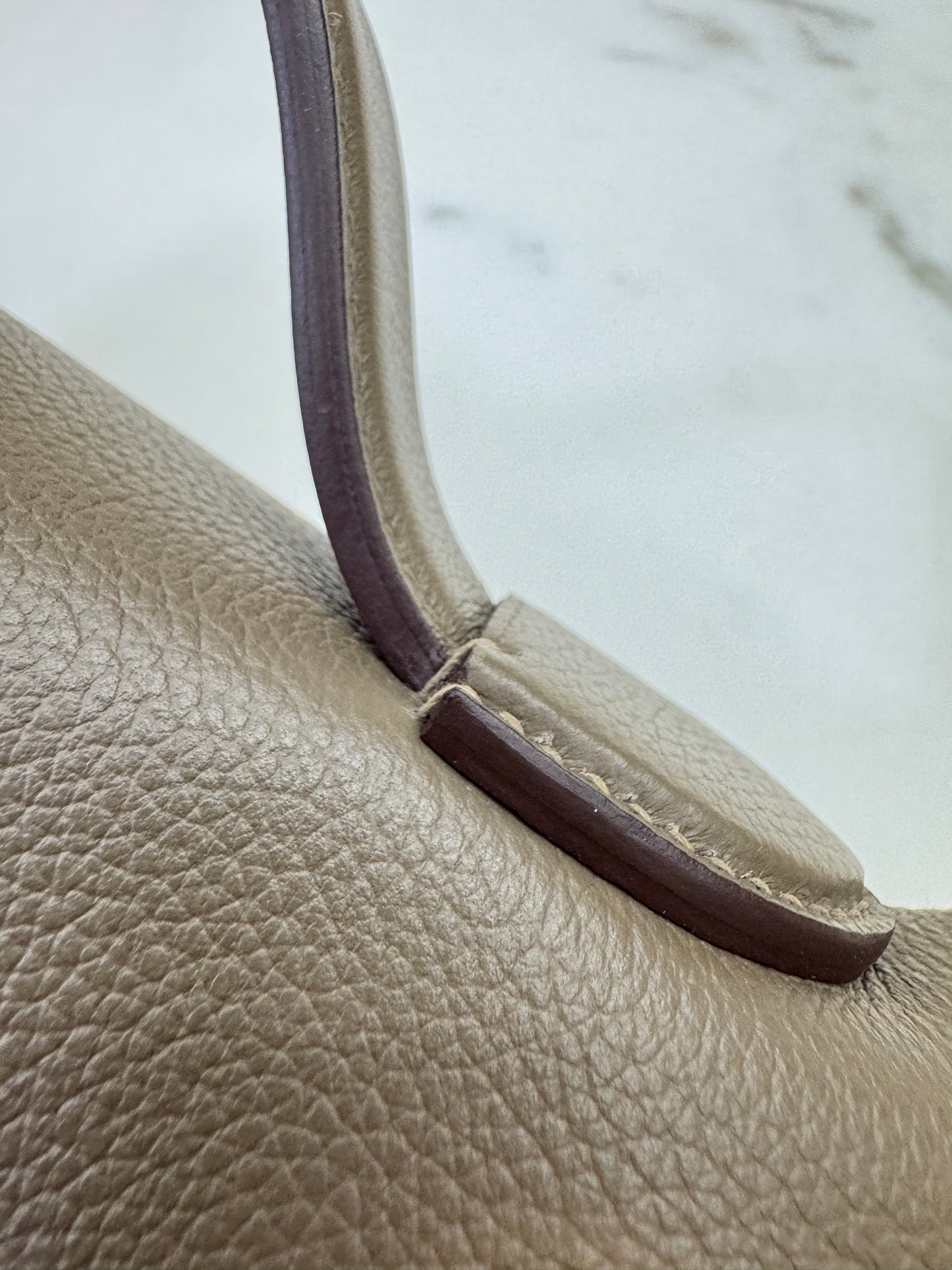 HERMES Mini 2424 大象灰金扣 Evercolor Etoupe GHW