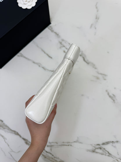 CHANEL Mini 31Bag 油蠟羊皮 白色 新版