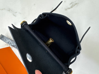 HERMES Mini Herbag 黑金