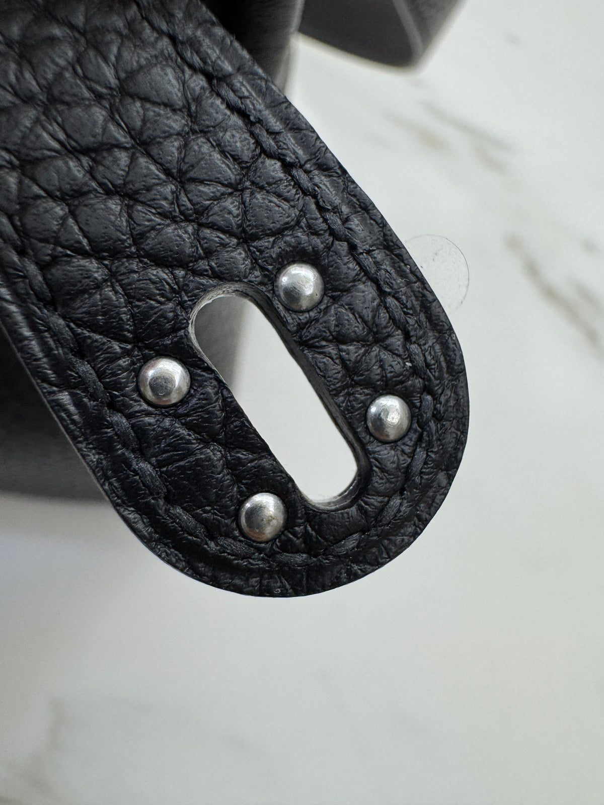 HERMES Mini Lindy 一代 黑銀 Noir PHW