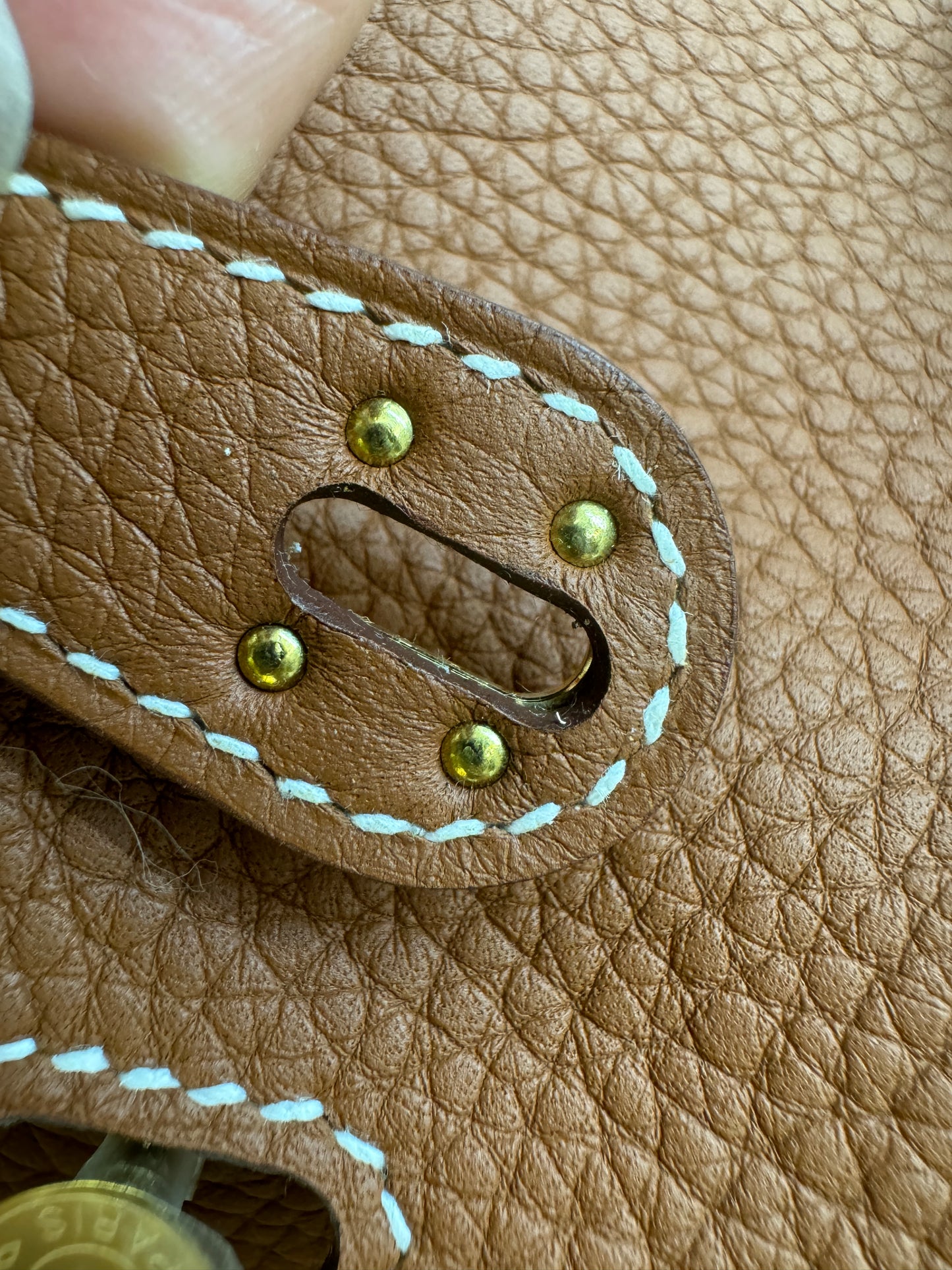 HERMES Mini Lindy 金棕金扣 Gold TC GHD