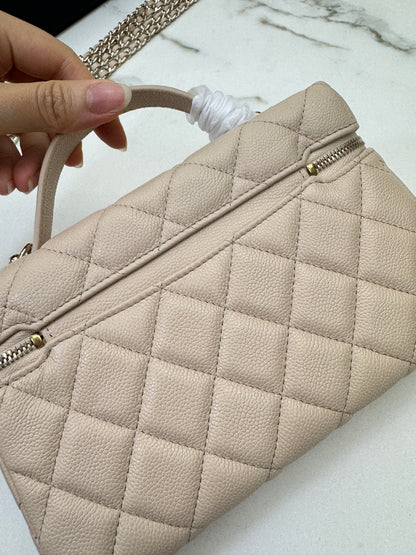 CHANEL LP盒子包 淺杏色