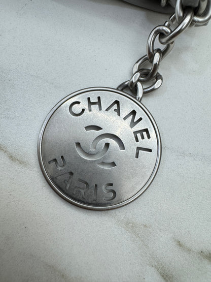 CHANEL Mini 22 Bag 23C淺灰色