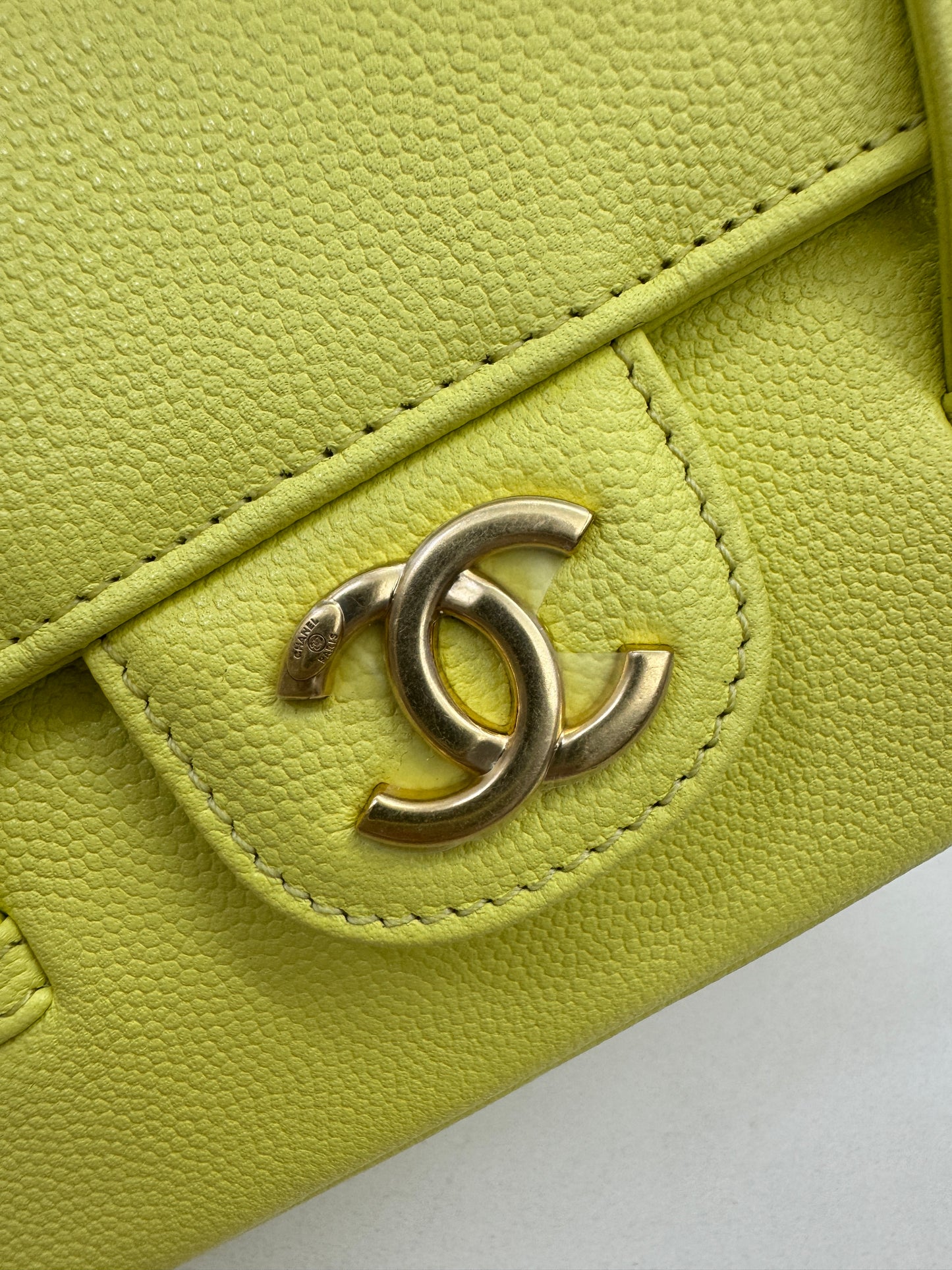 CHANEL Mini Preppy Coco 黃色