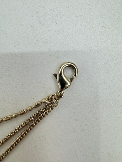DIOR 暗金色三層手鏈 Bracelet