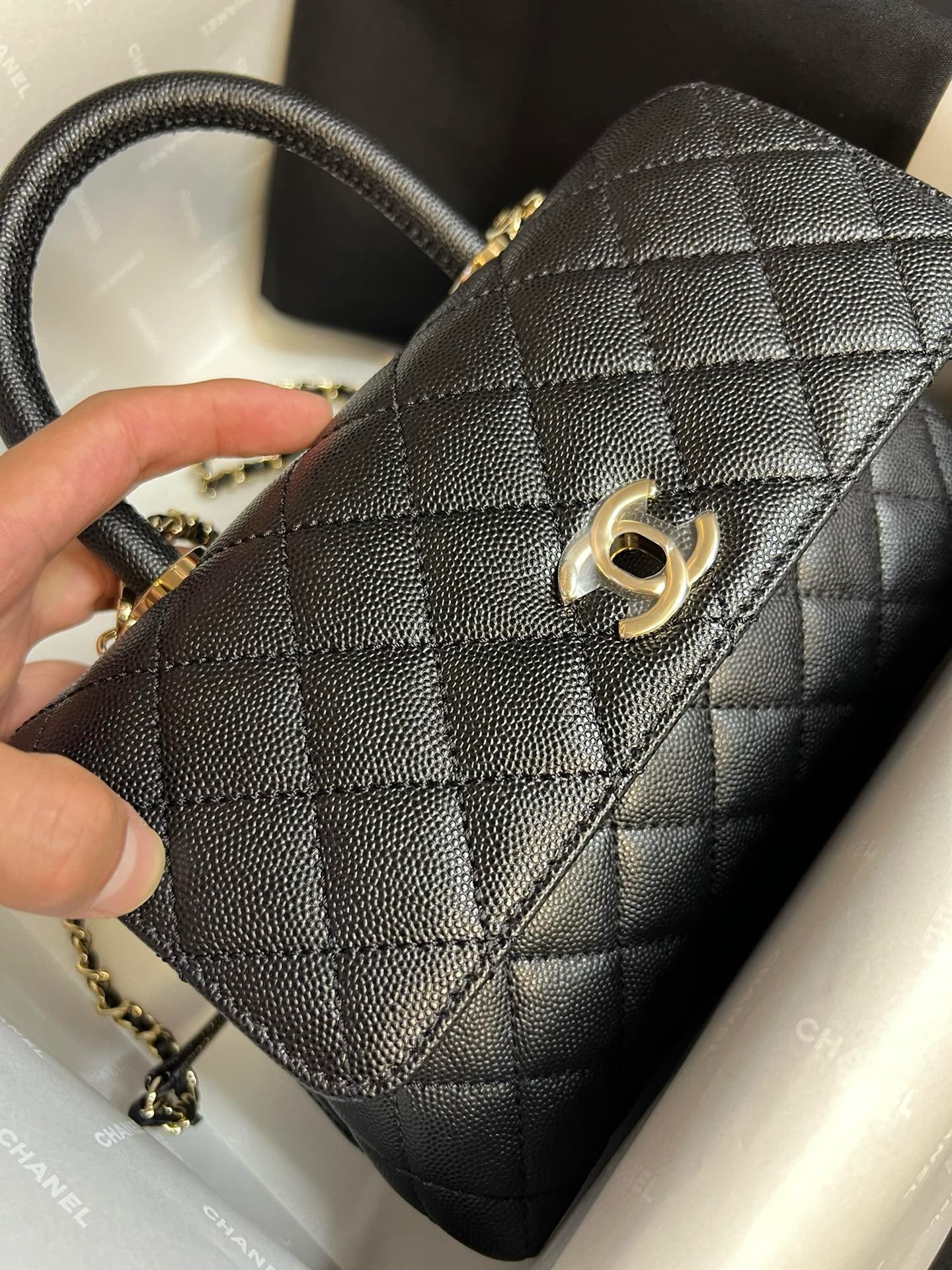 CHANEL Cocohandle Small 黑色