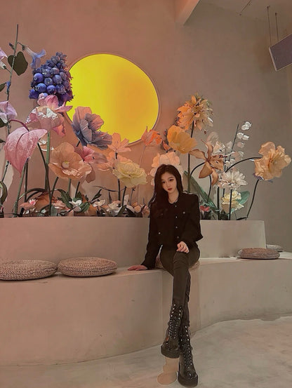 CHANEL 中筒馬丁靴 23C