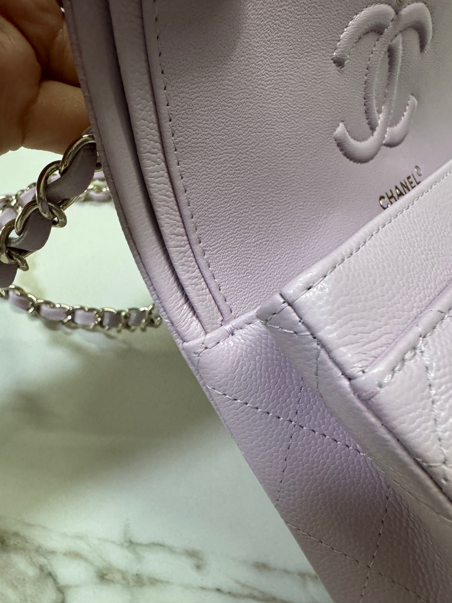 CHANEL 24A紫粉色 CF23 Small