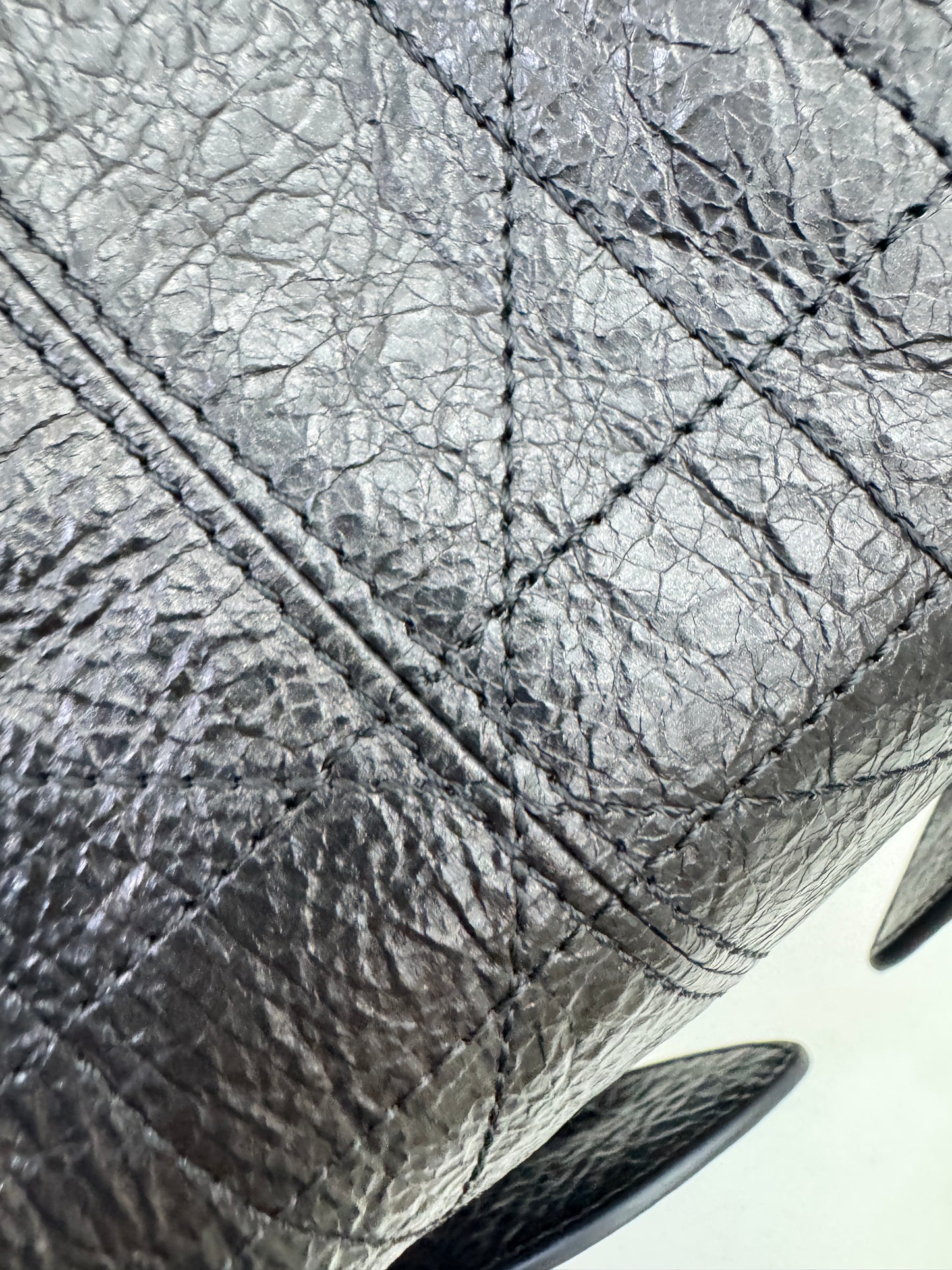 DIOR D-Journey Small 黑色油臘皮