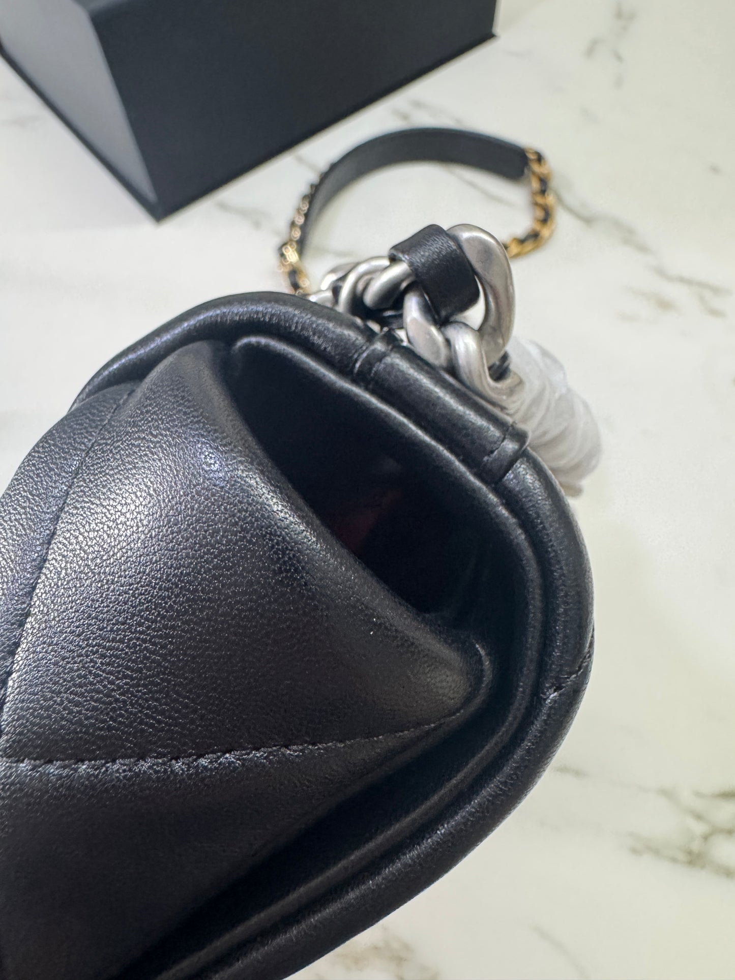 CHANEL 19Bag 黑銀 Small