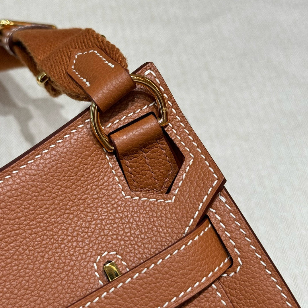 HERMES Mini Jypsiere 金棕金扣 Gold