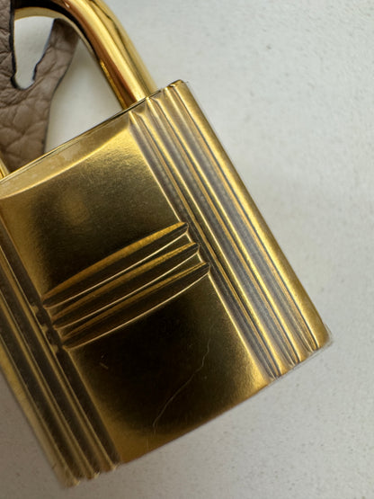 HERMES Kelly 25 斑鳩灰金扣 內縫 Togo 81 Gris Tourterelle GHW