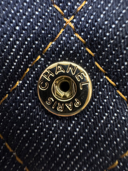 CHANEL 26P牛仔CF卡包 Flap Cardholder