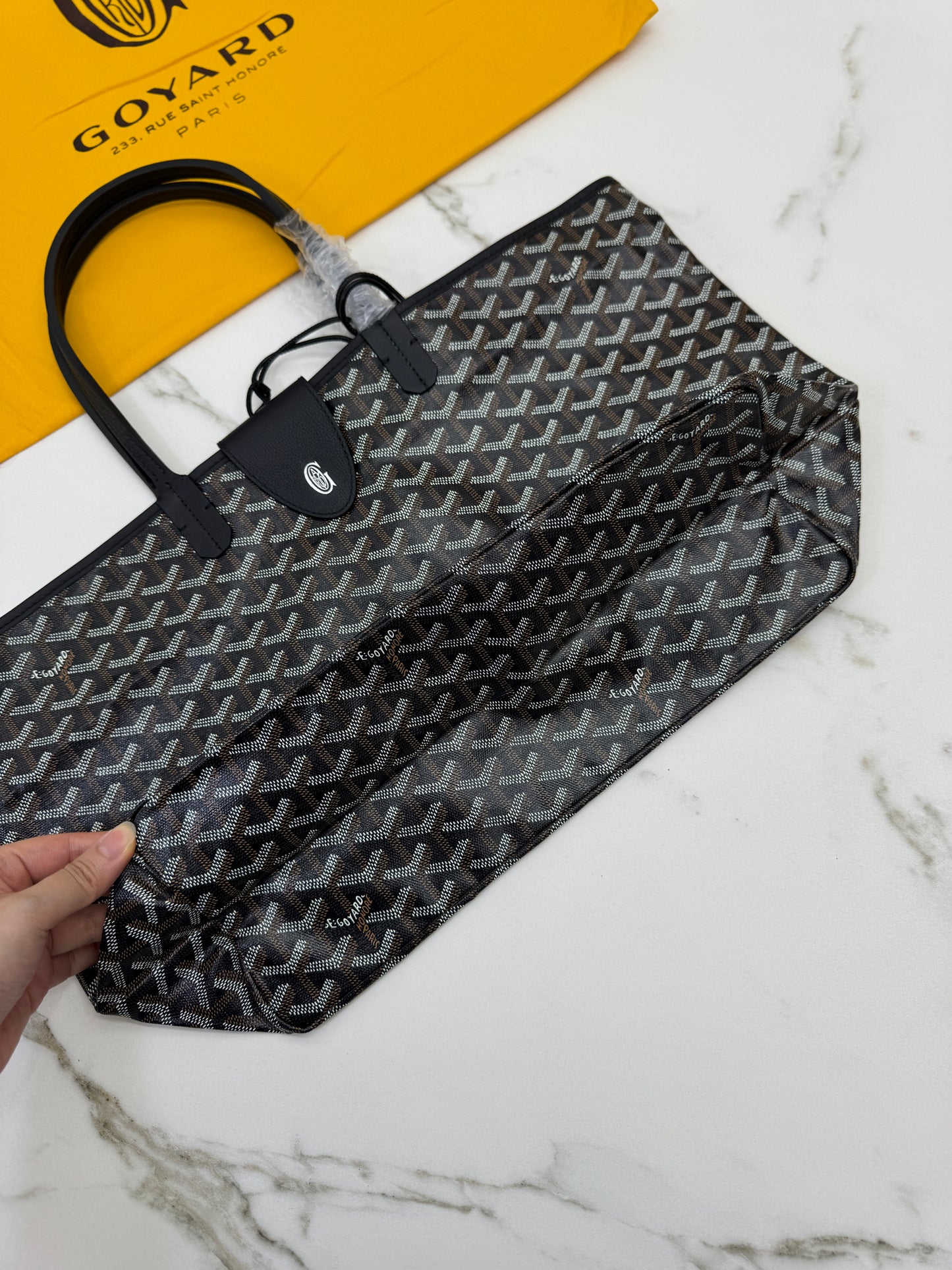 GOYARD St Louis Tote Bag 黑色