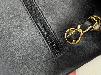 CHANEL CF25 Medium 黑金羊