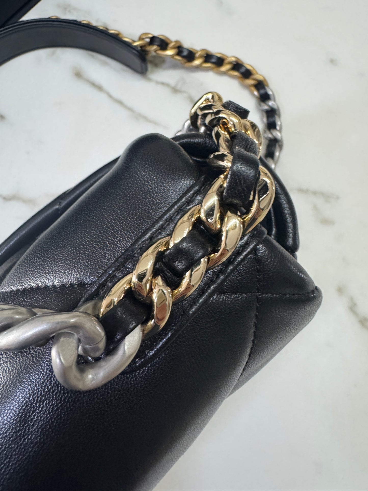 CHANEL 19Bag 黑銀 Small