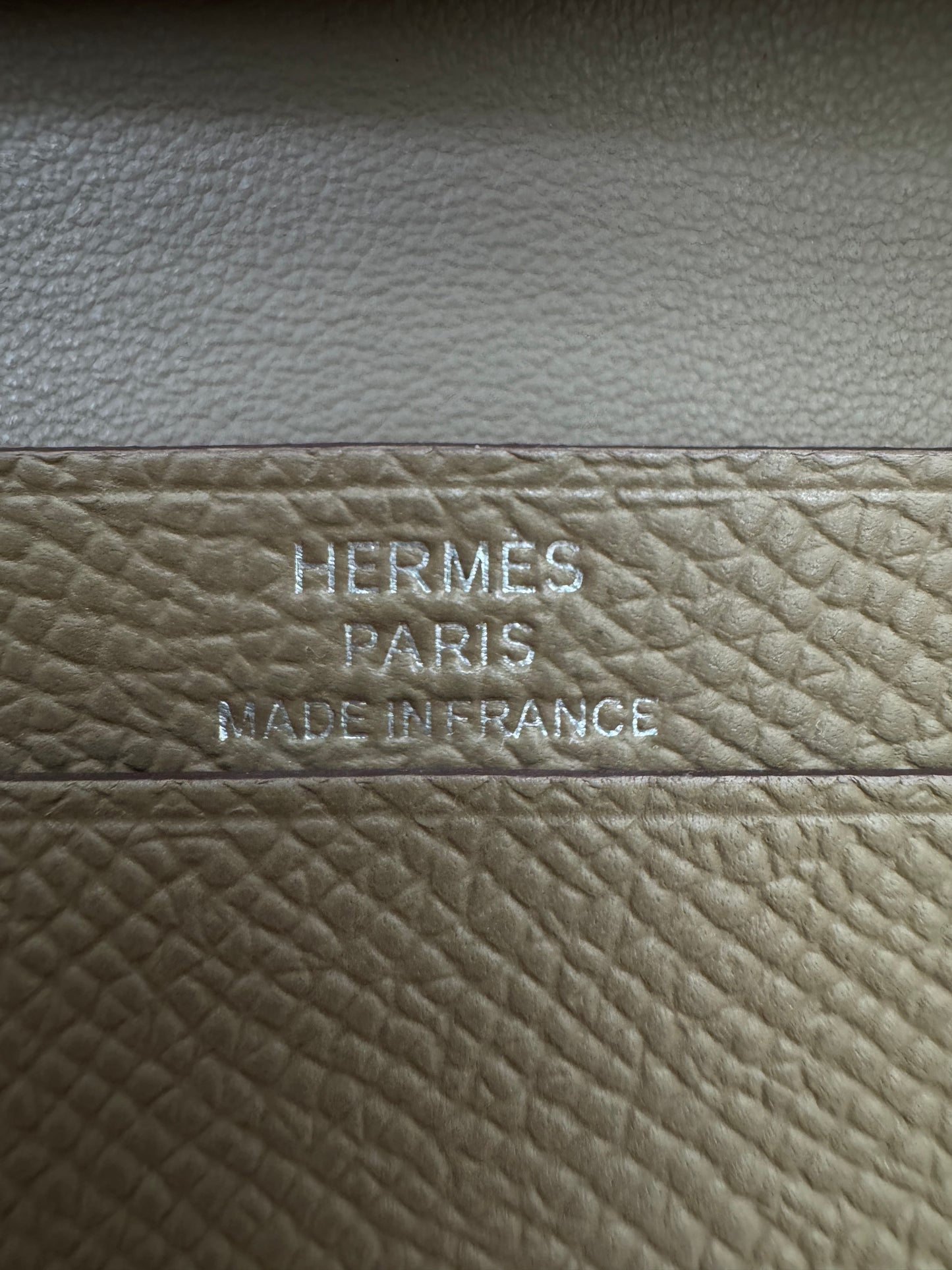 HERMES Bearn Mini Wallet 散紙位 大象灰銀扣 Epsom PHW