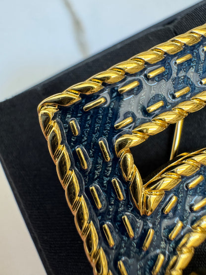 CHANEL 牛仔5號 胸針