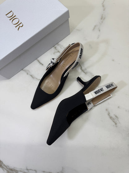 DIOR J'adior 科技布貓跟鞋