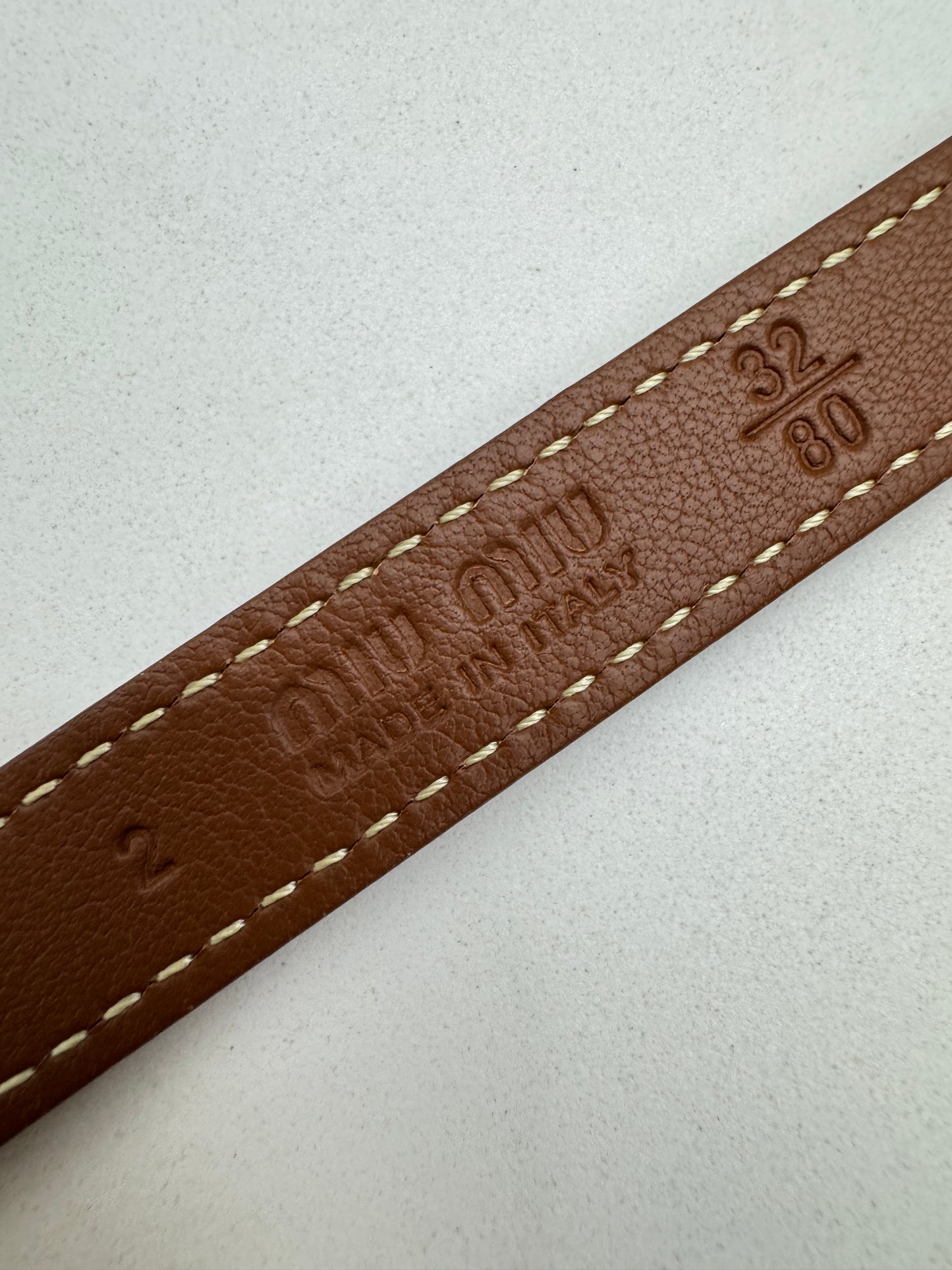 MIU MIU 皮帶1.8cm