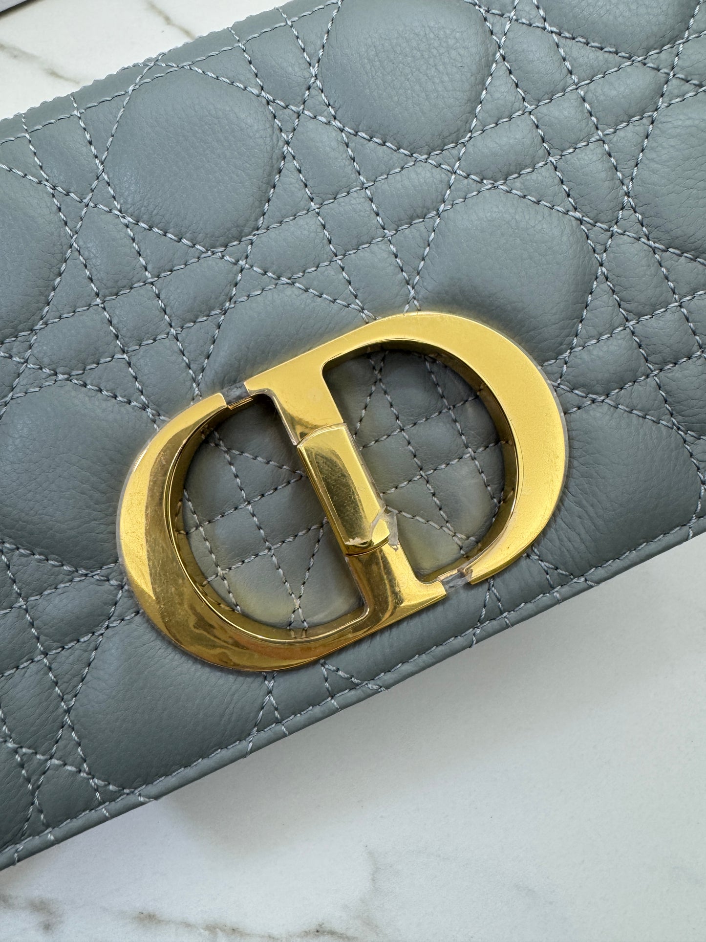 DIOR Caro Small 石灰色