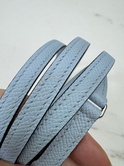HERMES Kelly to-go 聖杯藍 08 Blue Pale Epsom PHW
