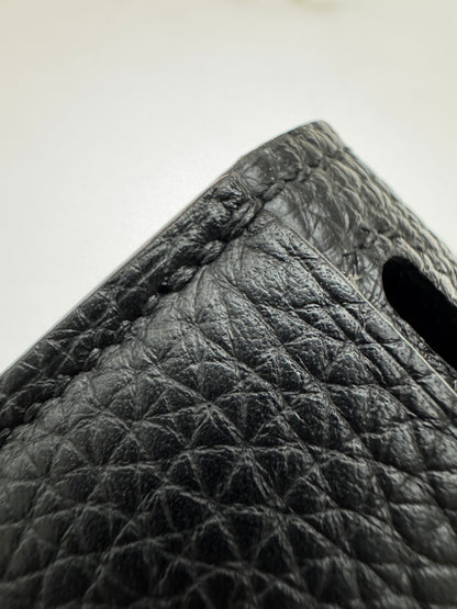 HERMES Halzan 25 黑金 Noir TC GHW