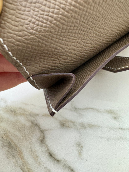 HERMES Bearn Mini Wallet 散紙位 大象灰銀扣 Epsom PHW