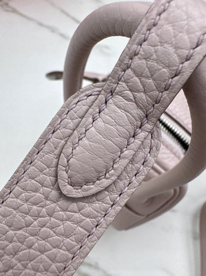 HERMES Mini Lindy 夢幻紫銀扣