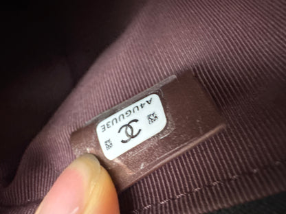 CHANEL 25P保齡球 黑色牛皮￼
