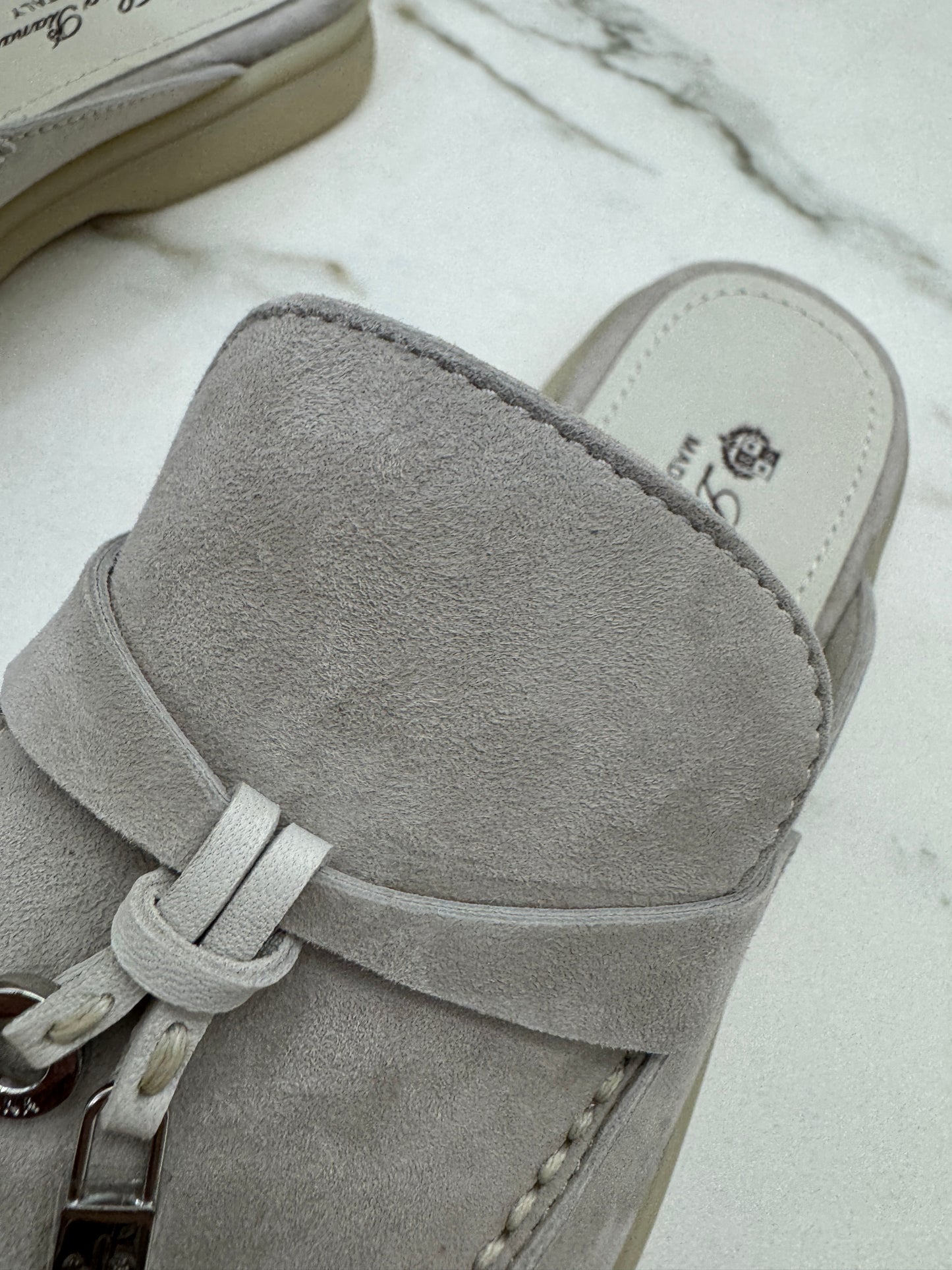 LORO PIANA Charms Walk Babouche Loafers