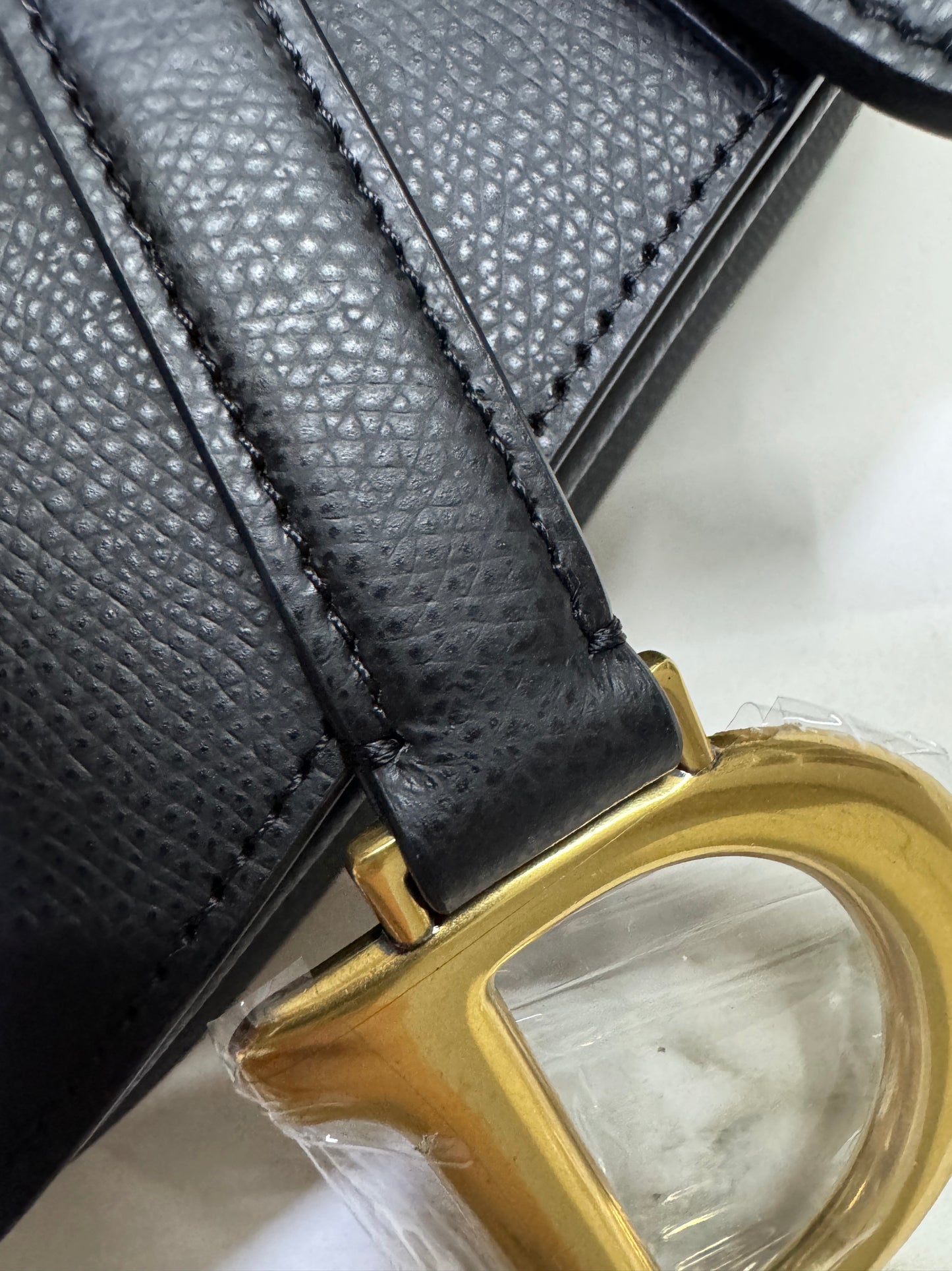 DIOR Saddle Medium Black