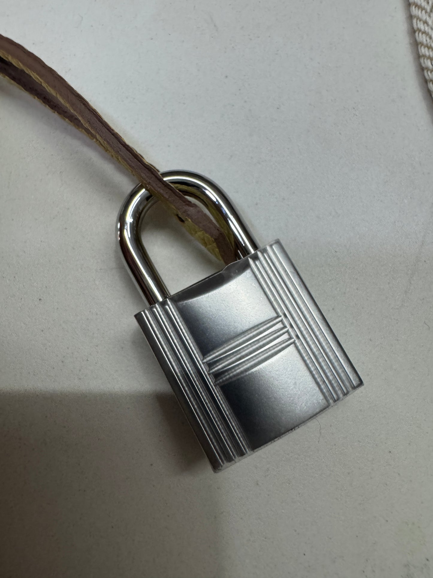 HERMES Birkin25 SO 珍珠灰拼小雞黃 Togo PHW