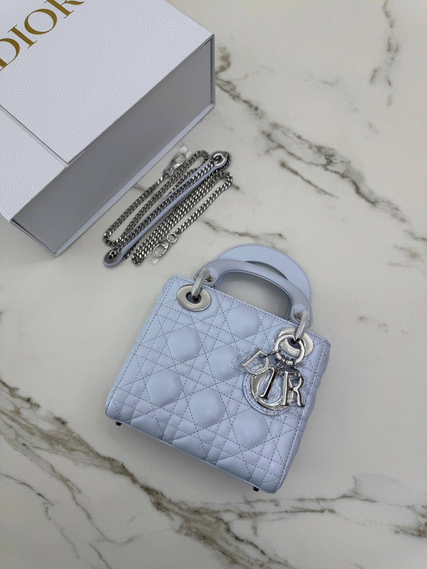 DIOR Mini Lady Dior Shirt Blue