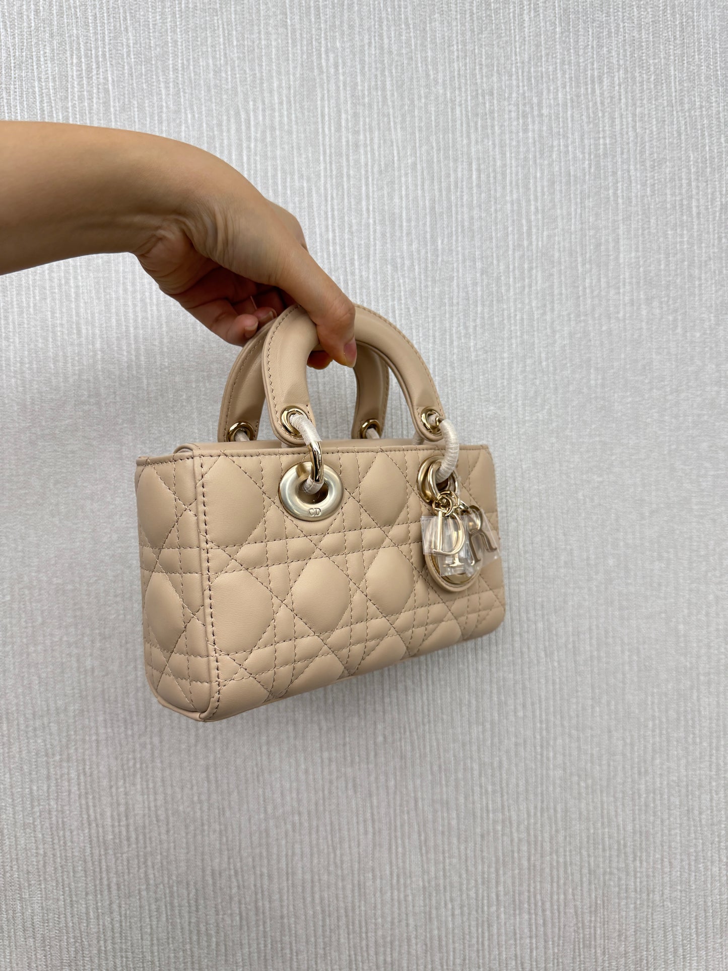 DIOR D-joy Mini 胭脂米 Powder Beige