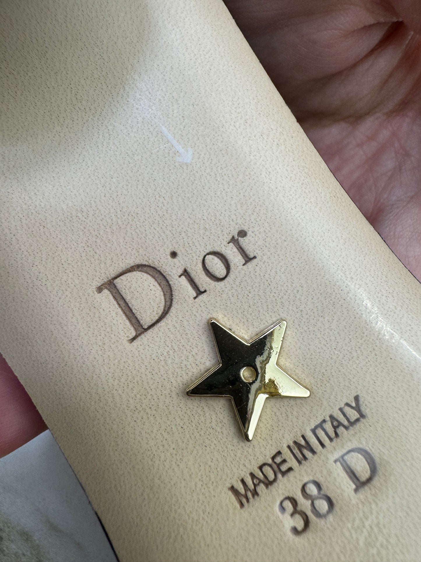 DIOR D-Way 圓跟拖鞋 巴黎地圖