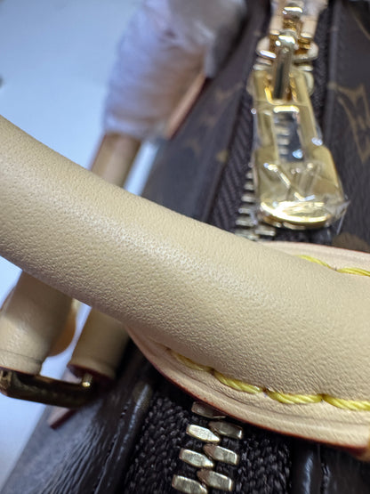 LV Speedy 20 粉橙色肩帶