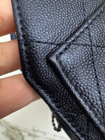 CHANEL Mini 25Bag 珠光深藍