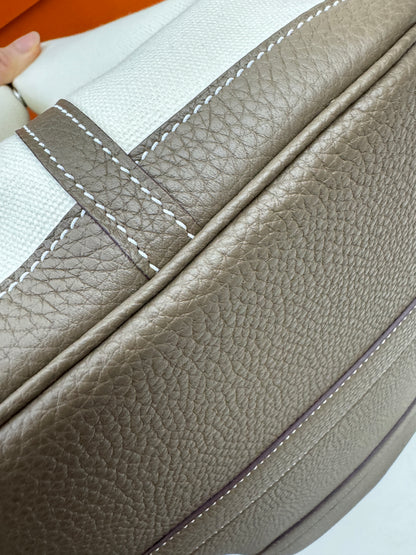 HERMES Garden Party 36 大象灰Negonda拼帆布