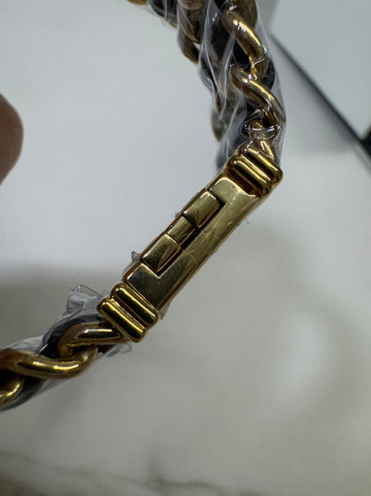 CHANEL Premier 小方糖黑金手錶