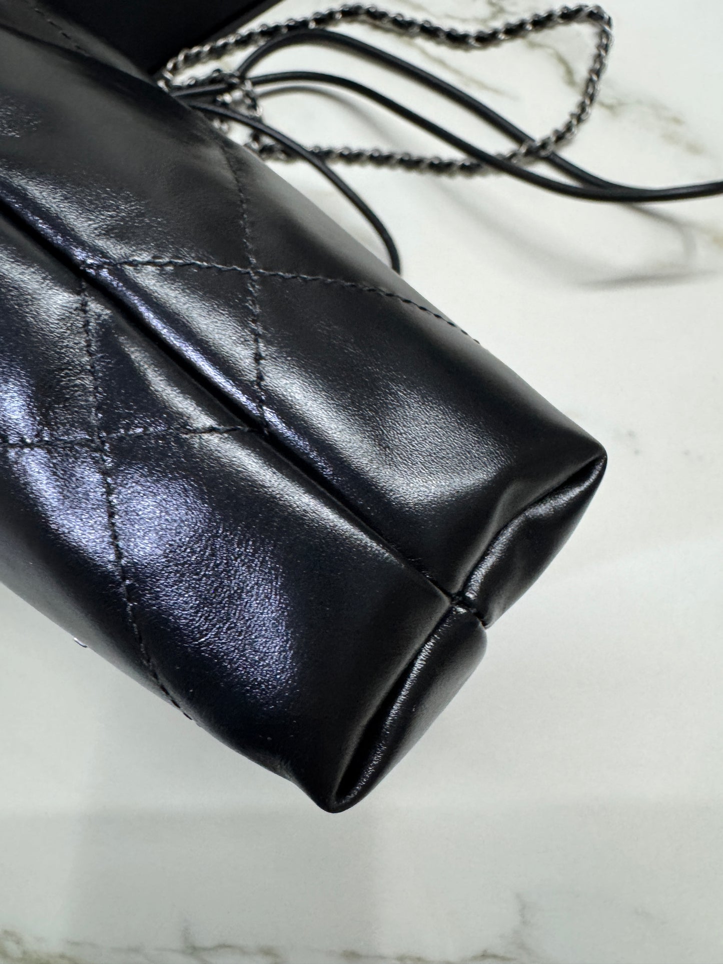 CHANEL 22 Bag Mini 黑銀