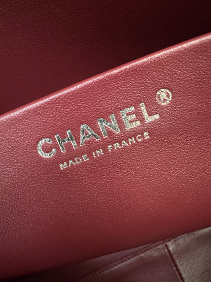 CHANEL Maxi Flap 大號38cm 黑銀