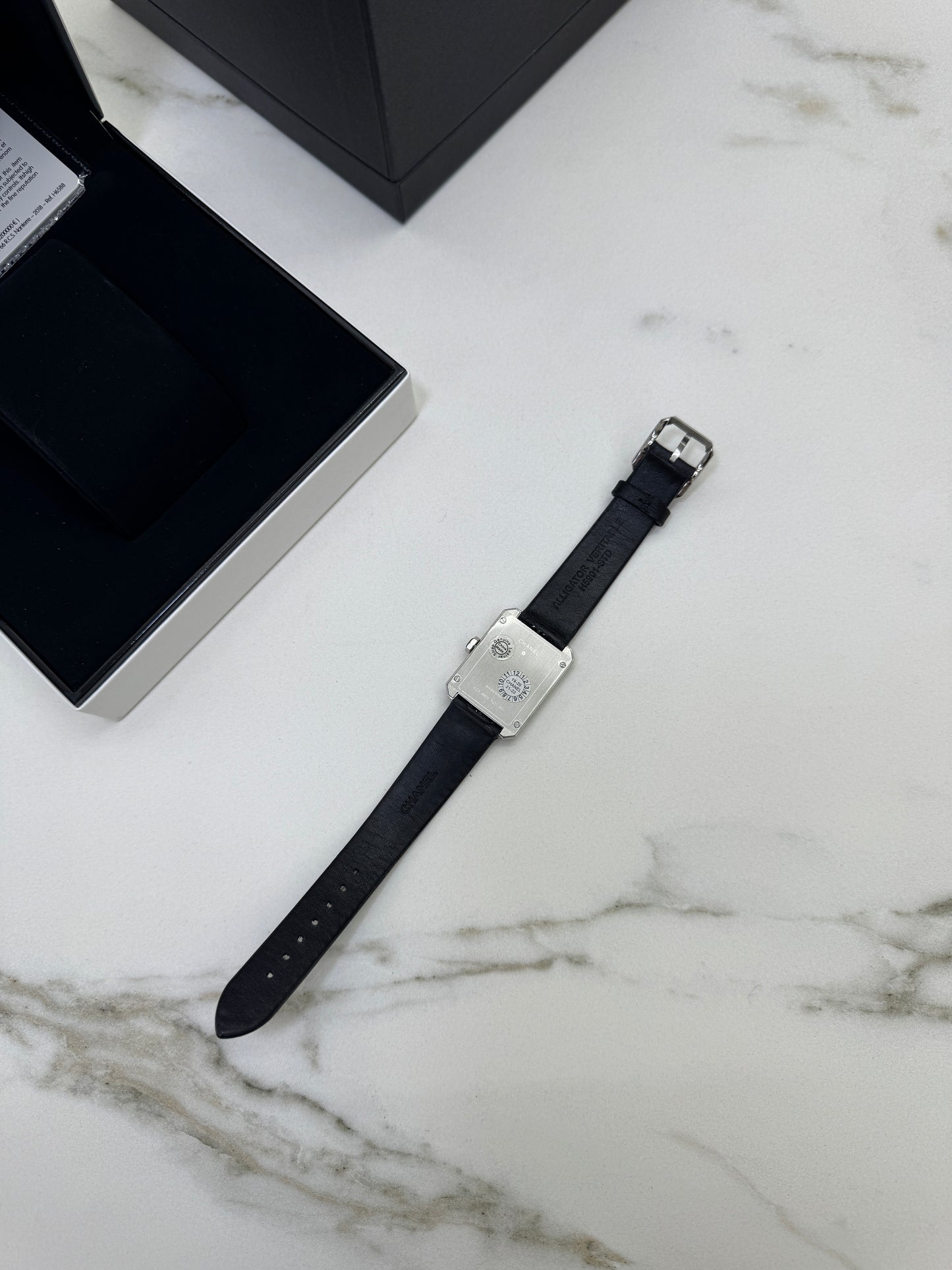 CHANEL Boyfriend Watch Tweed錶帶