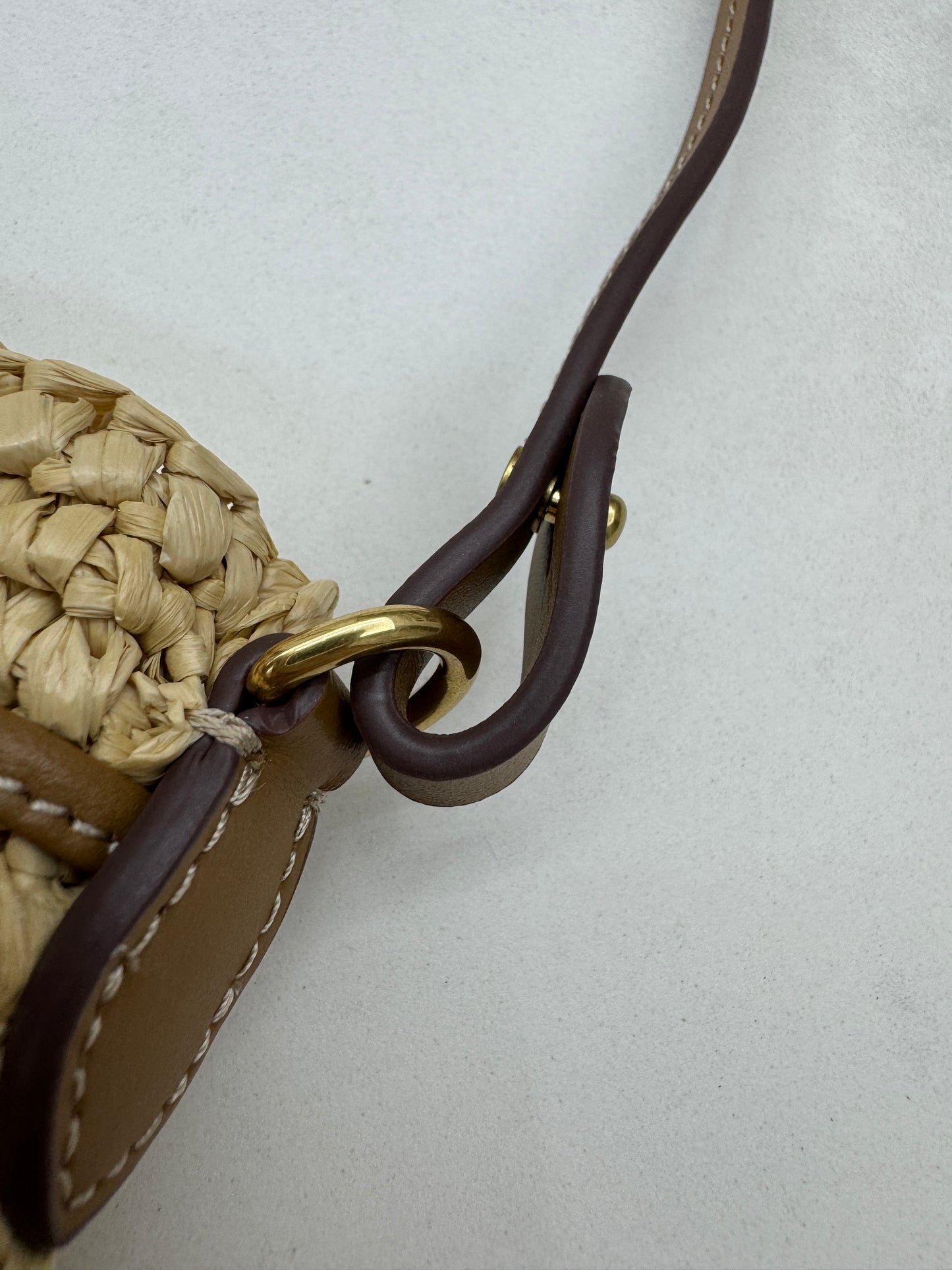 MIU MIU 拉菲草草編包