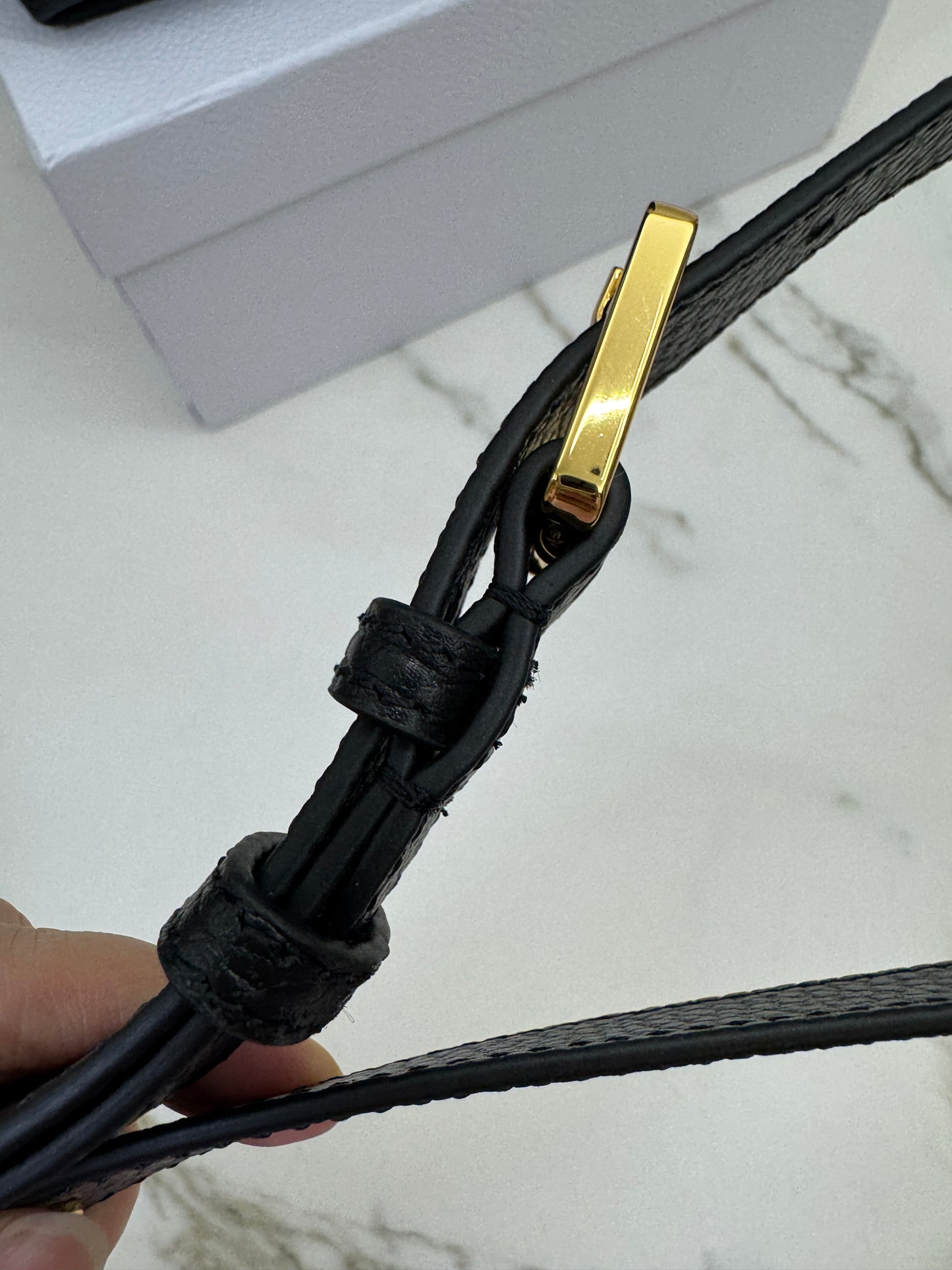 DIOR Signature 全皮小水桶