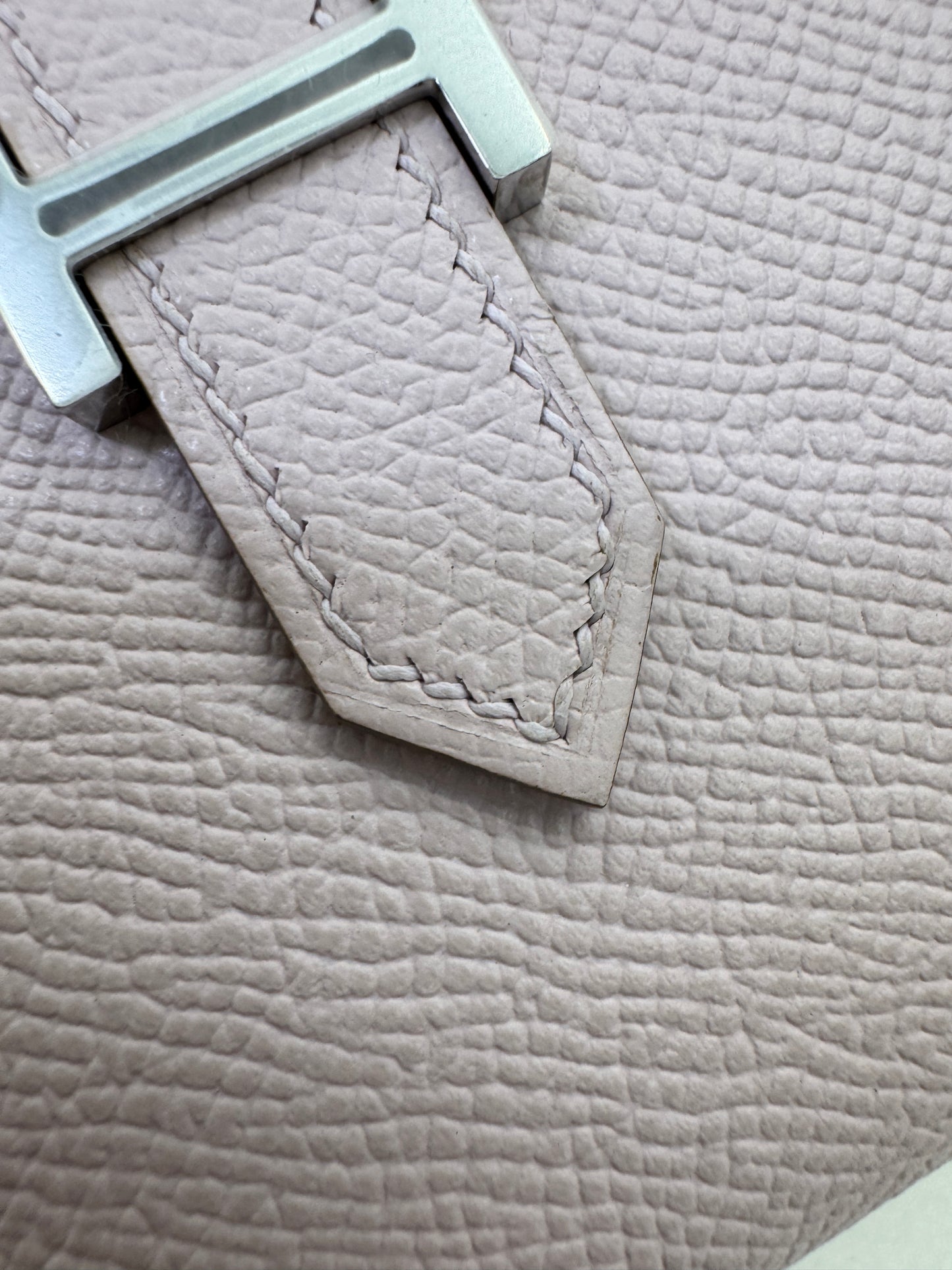 HERMES Bearn Wallet 三摺錢包 夢幻紫銀扣 Epsom Mauve Pale PHW