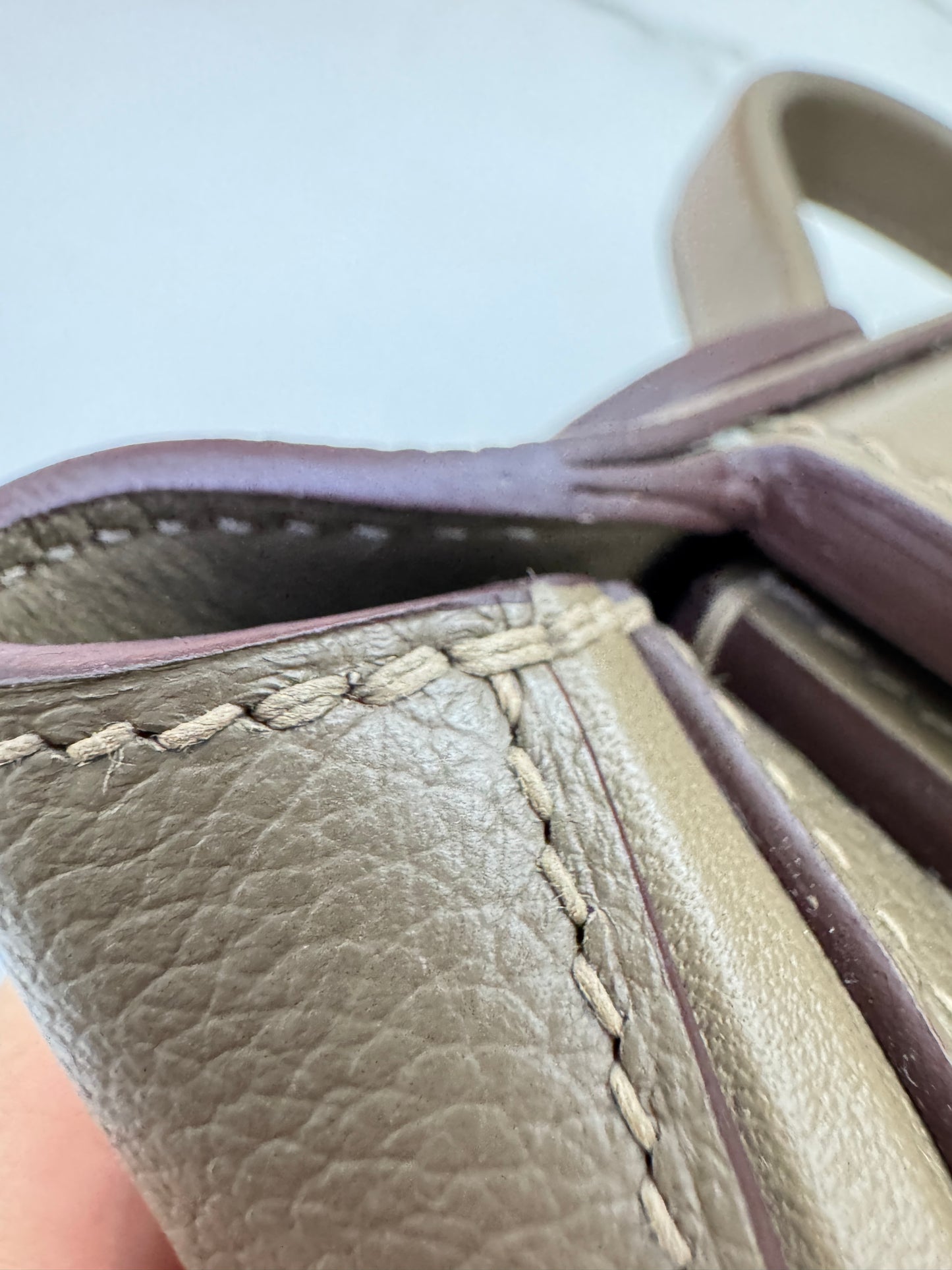 HERMES Mini 2424 大象灰金扣 Evercolor Etoupe GHW