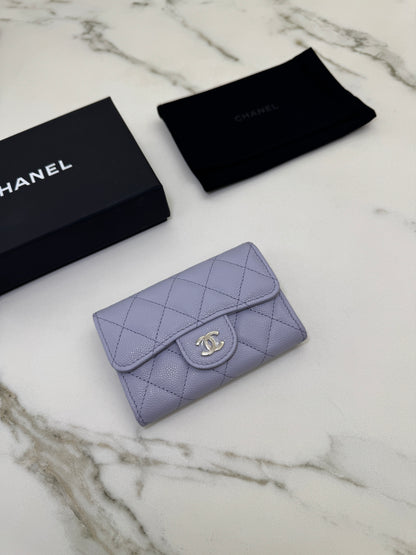 CHANEL 21K 香芋紫 CF Cardholder