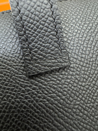 HERMES Bearn Compact Wallet 黑金 Epsom